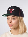 Бейсболка MITCHELL NESS арт. HT11505-CBUBLCK Chicago Bulls NBA (черный)